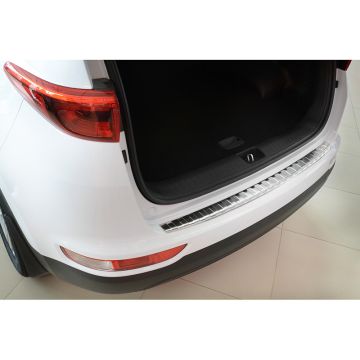 Avisa RVS Achterbumperprotector passend voor Kia Sportage IV 2016-2018 'Ribs'