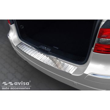 Avisa RVS Achterbumperprotector passend voor Mercedes B-Klasse W245 2005-2008 'Ribs'