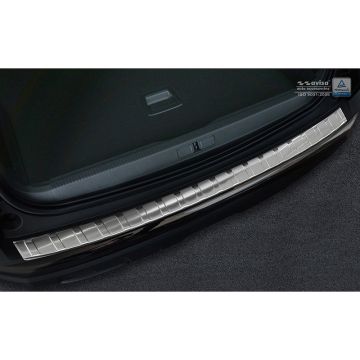 Avisa RVS Achterbumperprotector passend voor Peugeot 3008 II 2016- 'Ribs'
