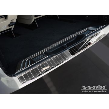 Avisa Chroom RVS Achterbumperprotector passend voor Mercedes Vito / V-Klasse 2014- 'Ribs' 'XL'