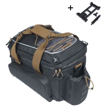 BASIL Bagagedragertas Miles XL Pro MIK 36 liter zwart