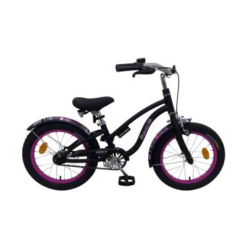 Volare Kinderfiets Miracle Cruiser Meisjes 16 inch Mat zwart