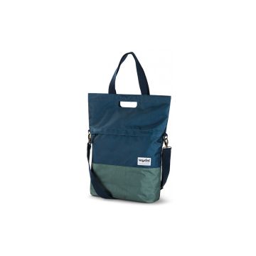 Urban Proof gerecyclede shopper fietstas 20L blauw-groen