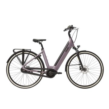 Qwic Elektrische stadsfiets Premium i-MN7.2 Dames framemaat L Roze 400 Wh