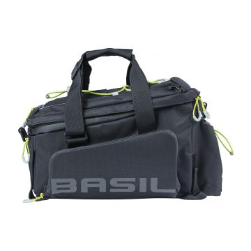 Basil Bagagedragertas Miles XL Pro 9 tot 36 liter zwart/lime
