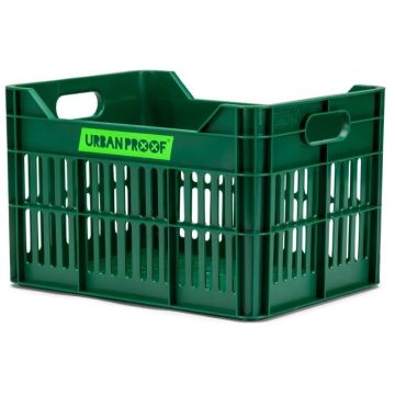 URBAN PROOF Gerecyclede fietskrat Junior 15 Liter Retro Groen