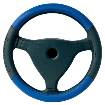 Simoni Racing Stuurwielhoes Trophy 1 37-39cm Blauw/Zwart Eco-Leder