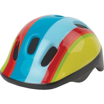 Polisport Kinderfietshelm 44/48cm regenboog