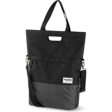 Urban Proof gerecyclede shopper fietstas 20L zwart-grijs