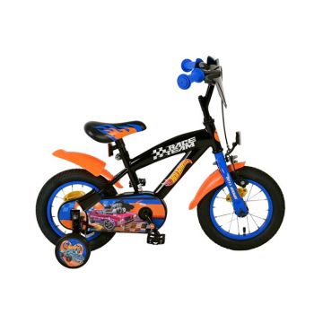 Hot Wheels Kinderfiets Jongens 12 inch Zwart Oranje Blauw Twee handremmen 2025
