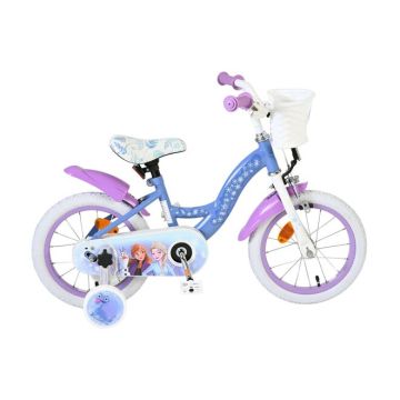 Disney Frozen 2 Kinderfiets Meisjes 14 inch Blauw/Paars 2025