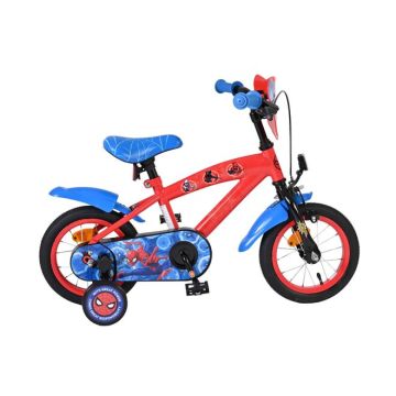 Spider Man Kinderfiets Jongens 12 inch Blauw/Rood 2025