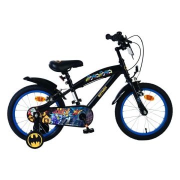 Batman Kinderfiets Jongens 16 inch Zwart 2 handremmen 2025