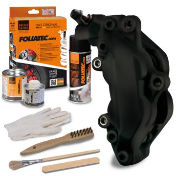 Foliatec Remklauwlakset midnight zwart mat 3 Componenten