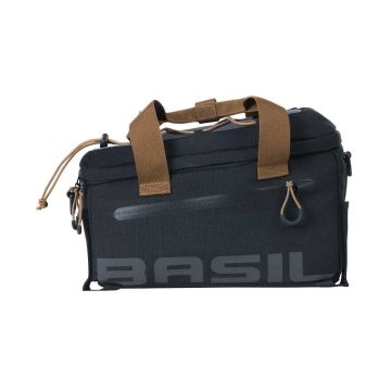 Basil Bagagedragertas Miles Trunkbag 7 liter zwart