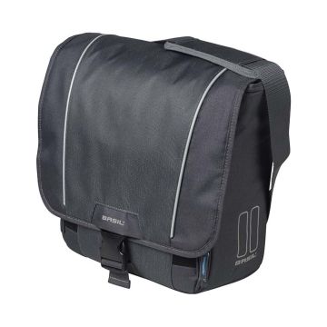Basil fietsschoudertas sport design 18 liter Zwart