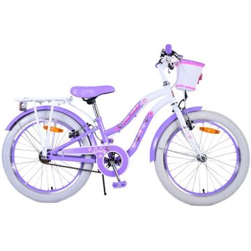Volare Lovely Kinderfiets Meisjes 20 inch Paars Twee handremmen