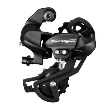 Shimano Achterderailleur 7/8-speed Tourney TX800 met padbevestiging zwart