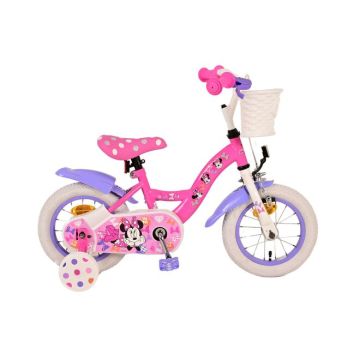 Minnie Cutest Ever! Kinderfiets Meisjes 12 inch Roze 2025