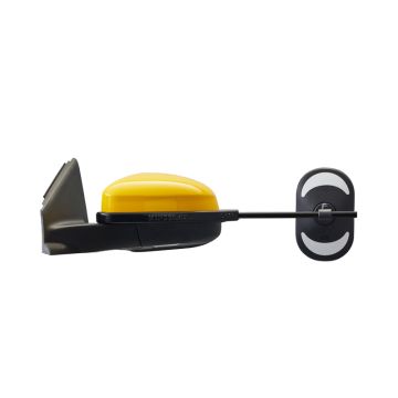 Emuk Set Caravanspiegels passend voor Ford Focus II 2008-2011 & Focus III 2011-2018 & Mondeo IV 2007-2013 (met knipperlicht in spiegel)