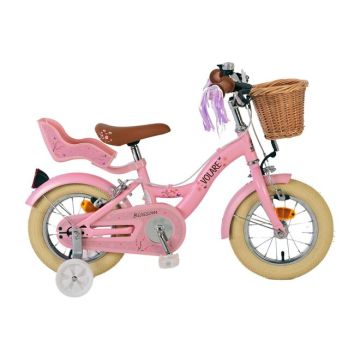 Volare Blossom Kinderfiets Meisjes 12 inch Roze Twee handremmen 2025