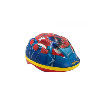 Marvel Spiderman Fietshelm 51-55cm Blauw Geel Rood