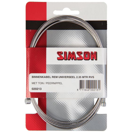 Simson Universele Binnenkabel rem RVS