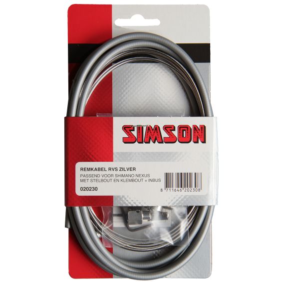 Simson Remkabelset Shimano Nexus grijs