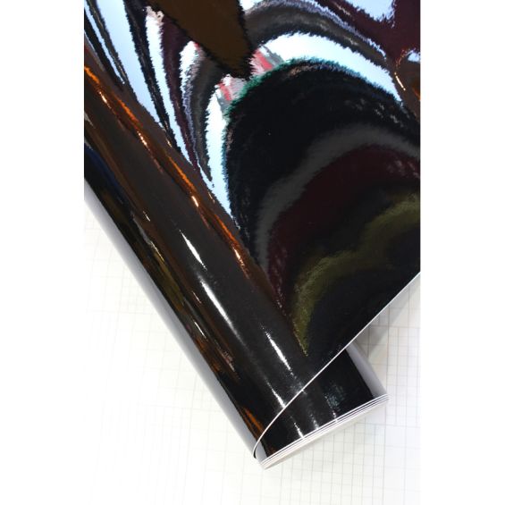Car Wrapping Folie 152x200cm Glanzend Zwart
