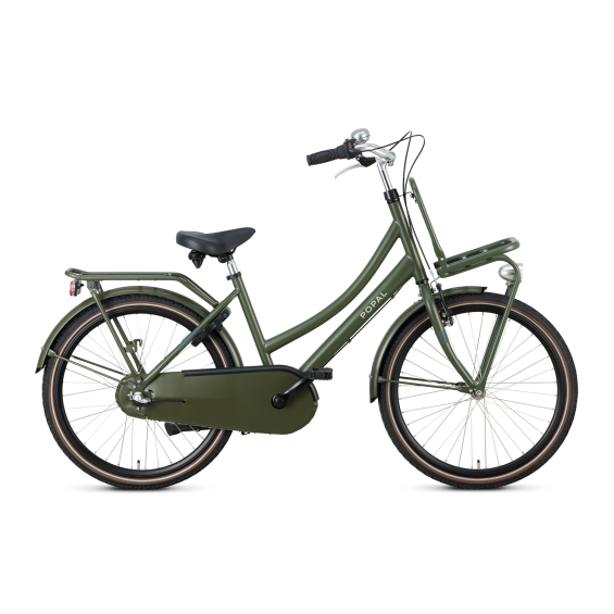 Popal Kinderfiets Daily Dutch Basic+ 26 inch Leger groen