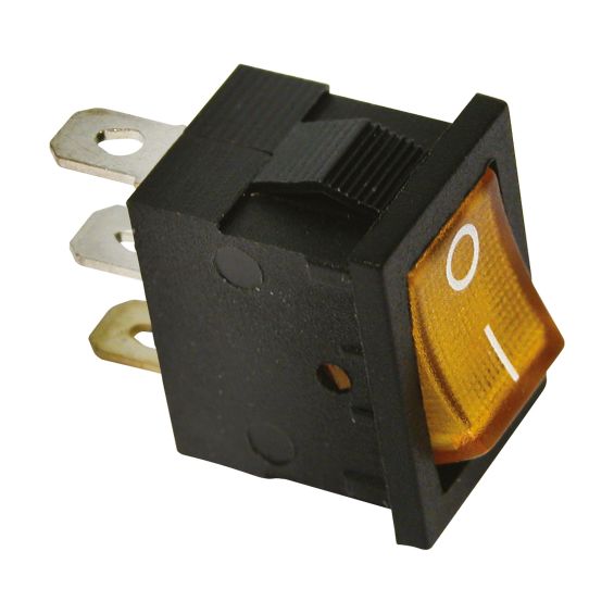 Carpoint Schakelaar oranje LED 12V 15A