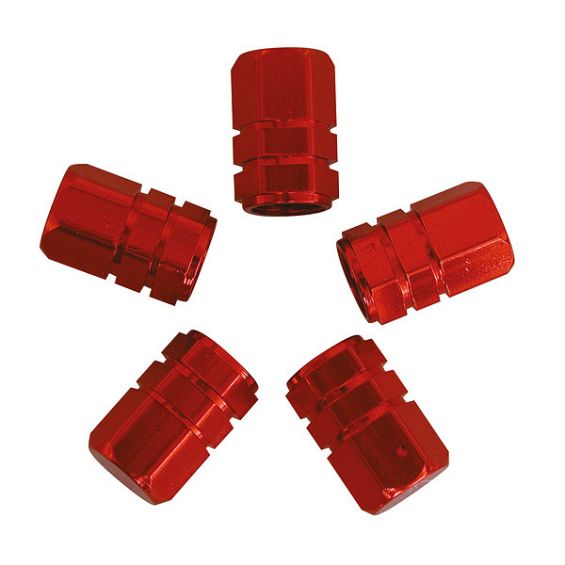 Carpoint Ventieldopjes 5st zuiger rood Carpoint Ventieldopjes 5st zuiger rood
