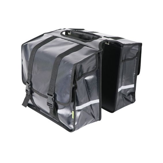 Dresco dubbele fietstas transporter 40 liter