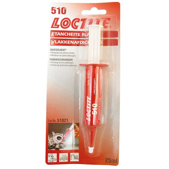 Loctite 510 afdichting vlakke metalen 25 ml