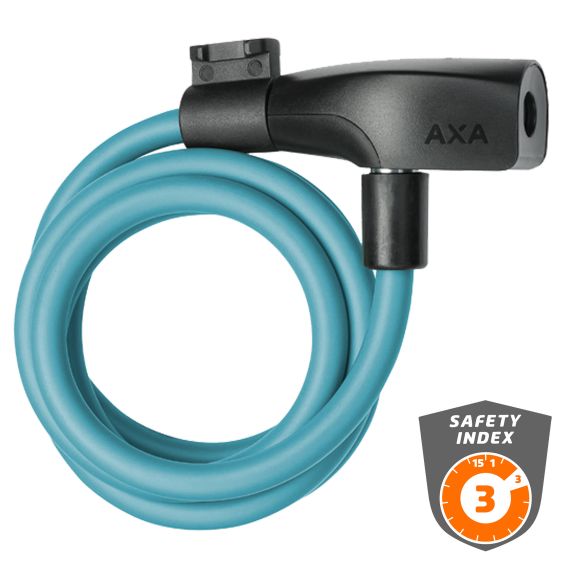 Axa Kabelslot Resolute 8-120 blauw