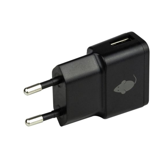 Greenmouse USB Oplader 1A - Zwart