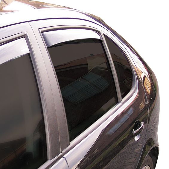 ClimAir Zijwindschermen Master Dark (achter) passend voor Volkswagen Passat 3C Sedan 2005- incl. Facelift 2010-2014