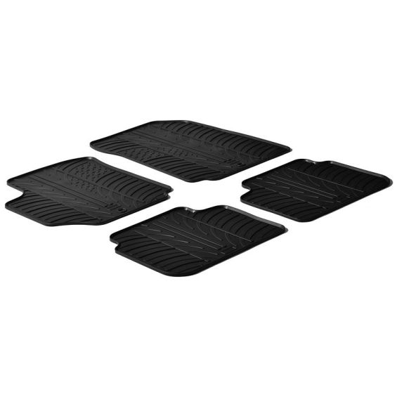 Gledring Rubbermatten passend voor Fiat Croma 2005- (T profiel 4-delig)