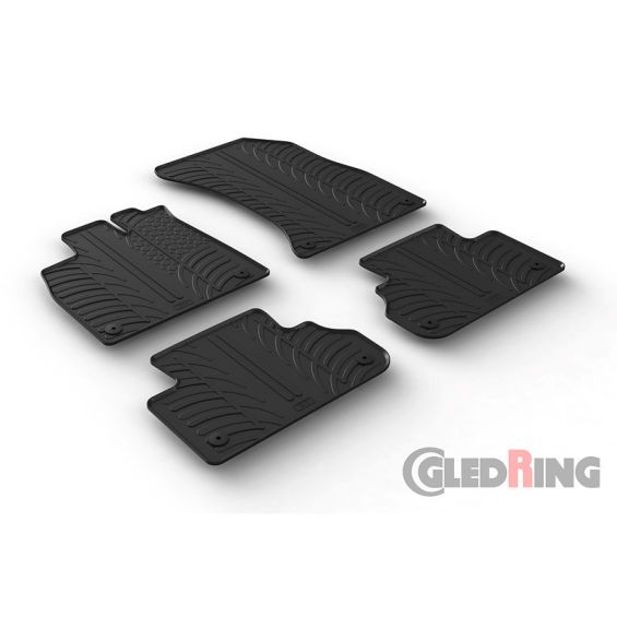 Gledring Rubbermatten passend voor Audi Q5 2017- (T profiel 4-delig + montageclips) Gledring Rubbermatten passend voor Audi Q5 2017- (T profiel 4-delig + montageclips)