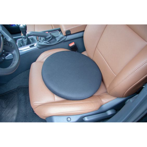 AutoStyle Comfortline Draaikussen Zwart Diameter 39cm