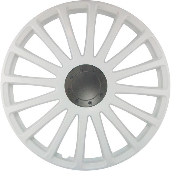 J-Tec 4-Delige Wieldoppenset Grand Prix 13-inch wit