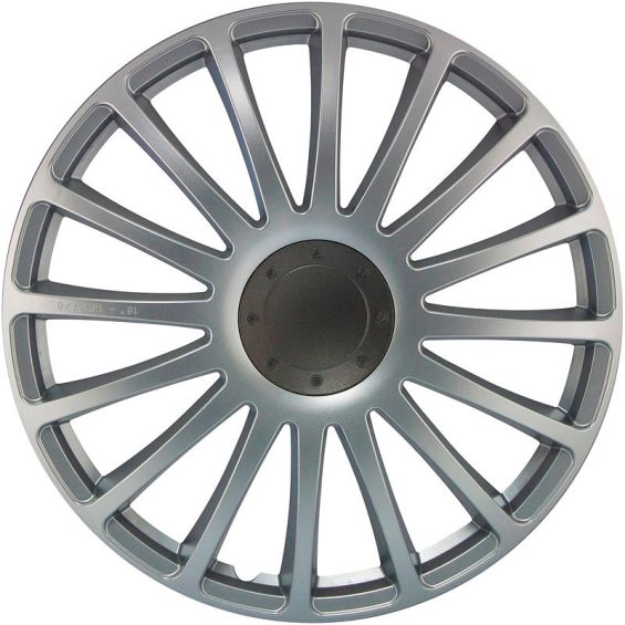J-Tec 4-Delige Wieldoppenset Grand Prix 14-inch zilver