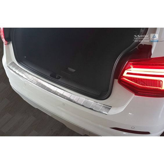 Avisa RVS Achterbumperprotector passend voor Audi Q2 2016-2020 'Ribs'