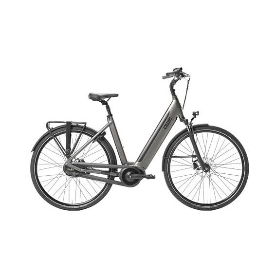 Qwic Elektrische stadsfiets Premium I i-AUTO Dames framemaat L Zwart 400 Wh