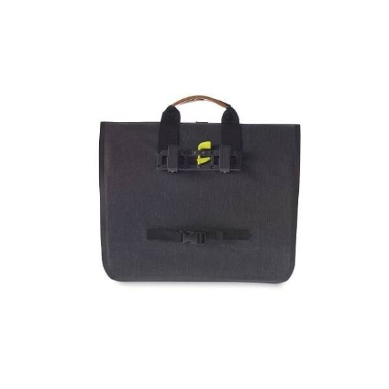 Basil enkele fietstas urban dry Business bag 20 liter Grijs