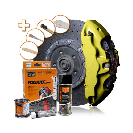 Foliatec Remklauwlakset hyper goud metallic 3 Componenten