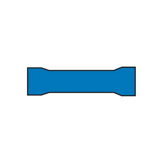Carpoint Stootverbinder 546 Blauw Ø 4.5mm Blister 10 Stuks