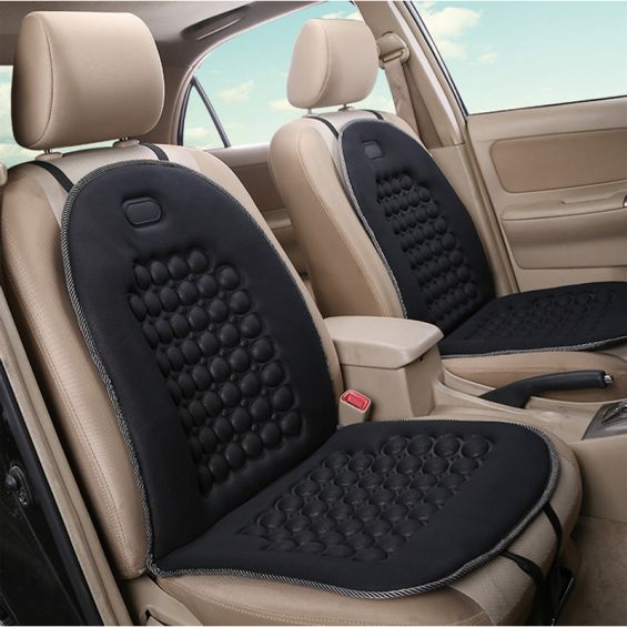 AutoStyle Comfortline Bolletjeskussen Zwart 95x45cm
