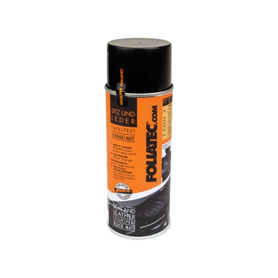 Foliatec Seat & Leather Color Spray mat zwart 1x400ml