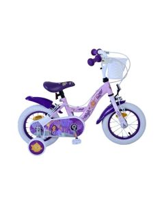 Disney Wish Kinderfiets Meisjes 12 inch Paars Twee Handremmen 2025